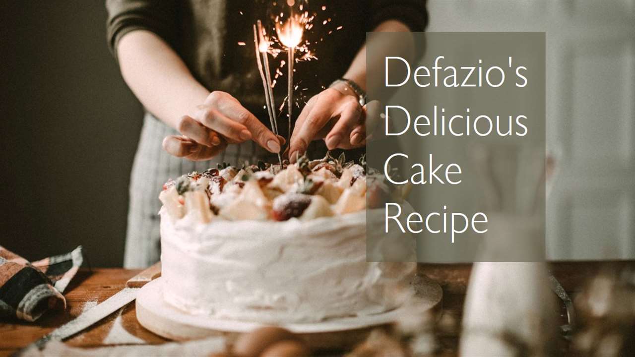 Defazio's Cake Recipe