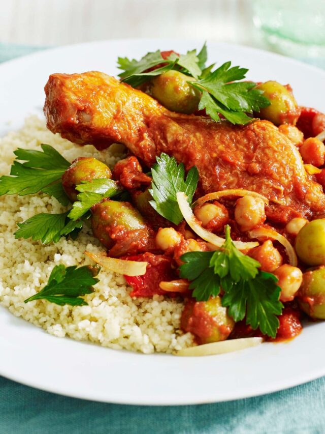 4 Delicious Moroccan Chicken Tagine Mediterranean Meals Under 20 Minutes for Busy people